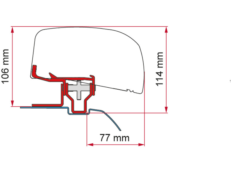 ADAPTADORES FIAMMA F40VAN - NISSAN NV200