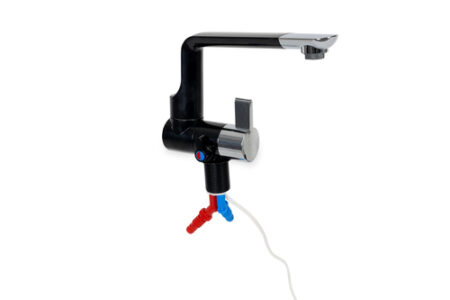 GRIFO COMET Mod. ARONA Plegable Negro Mate - Cromo